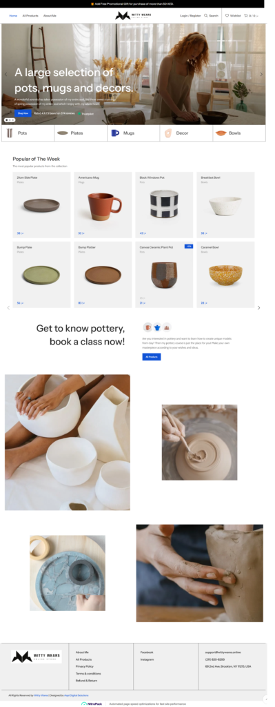 Witty Wares - Home Page